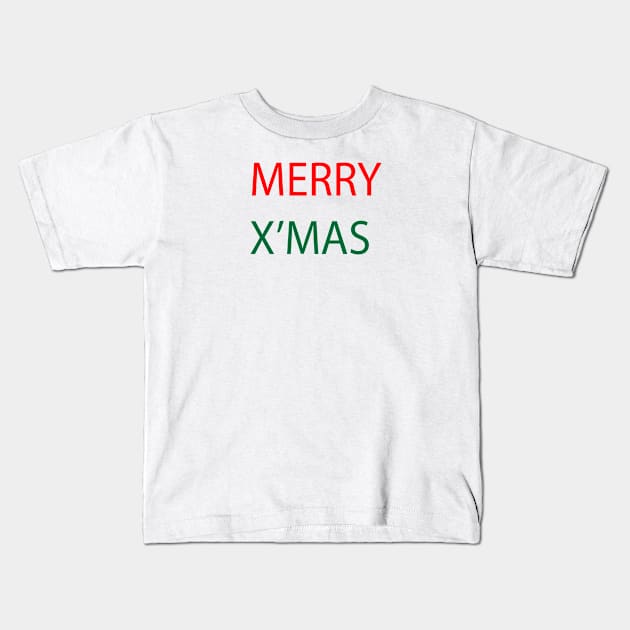 MERRY XMAS Kids T-Shirt by FlorenceFashionstyle